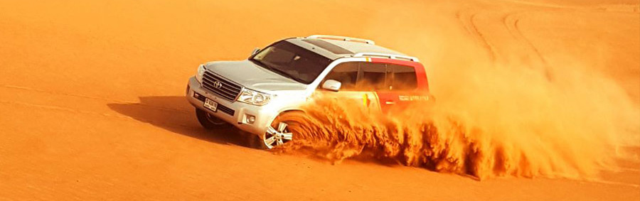 A Desert Safari is incomplete without Dune Bashing