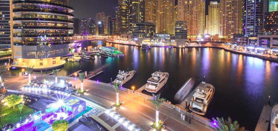 Dubai Marina Walk in Dubai Marina