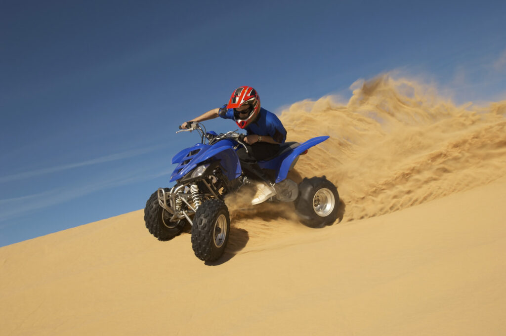 overnight desert safari with quad biking Dubai