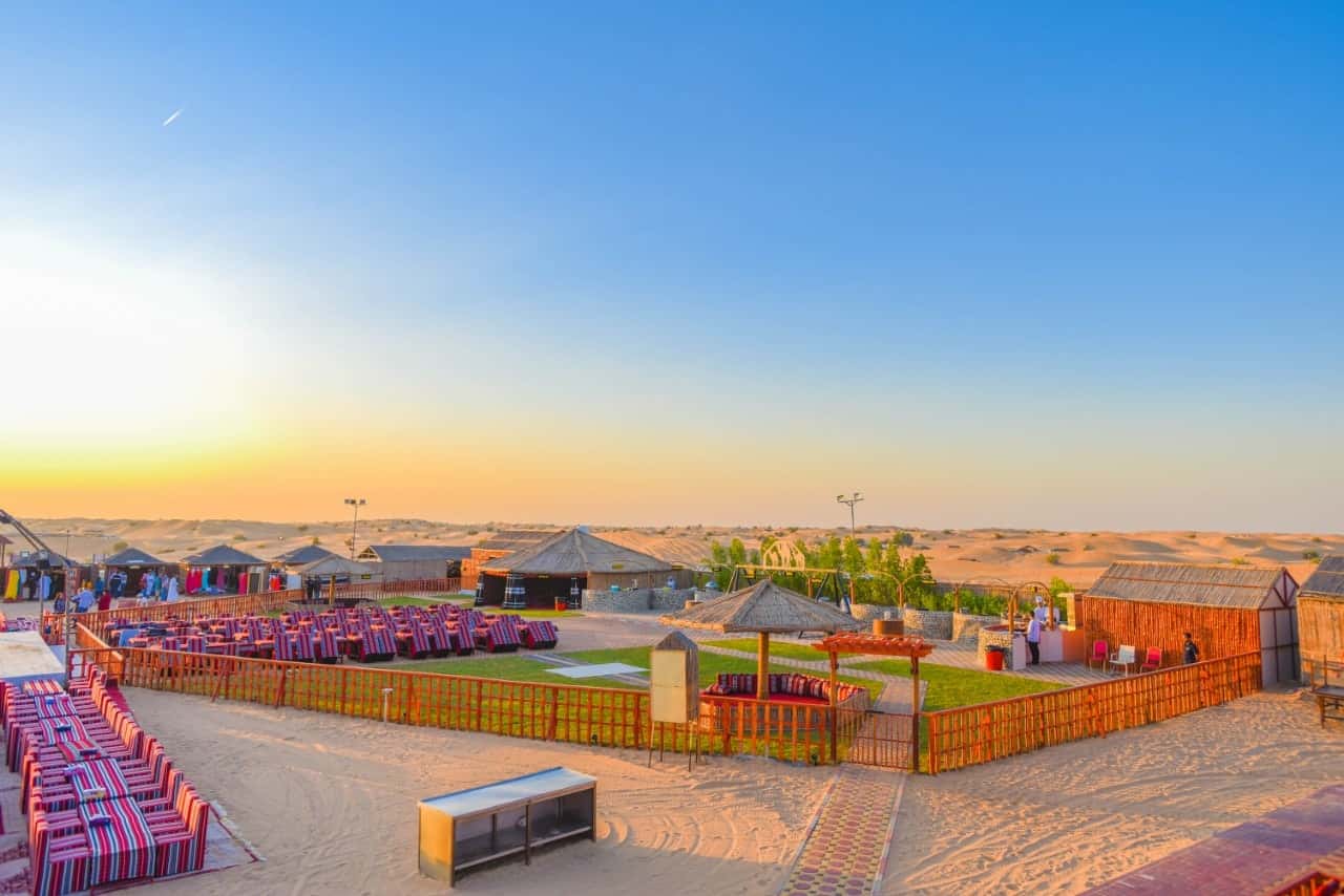 desert safari camp dubai